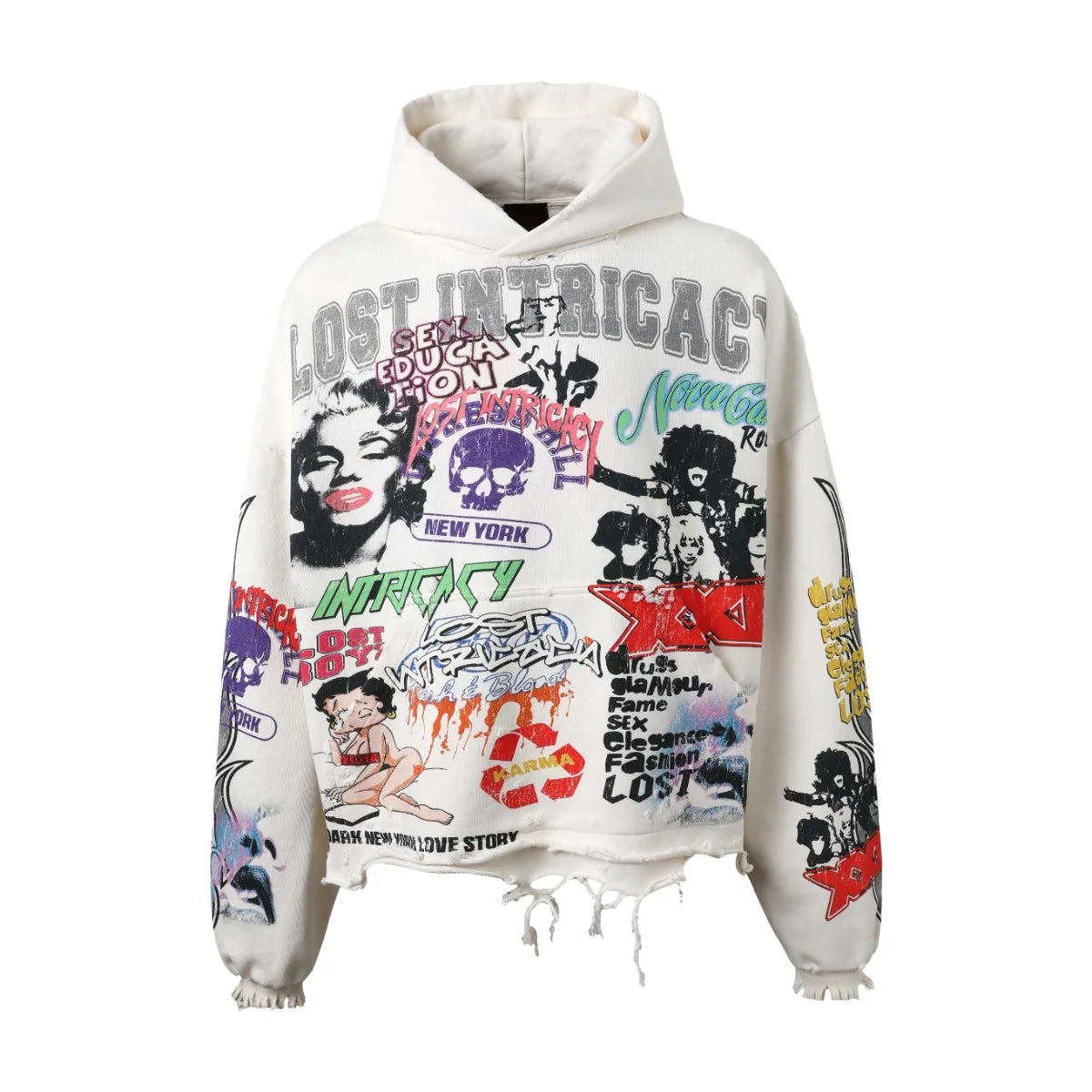Lost Intricacy university pullover hoodie - HOODIE - Cityswagusa.com