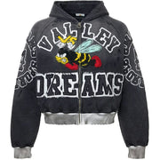 Vale forever anthem zip up hoodie by TODAYS TRENDS