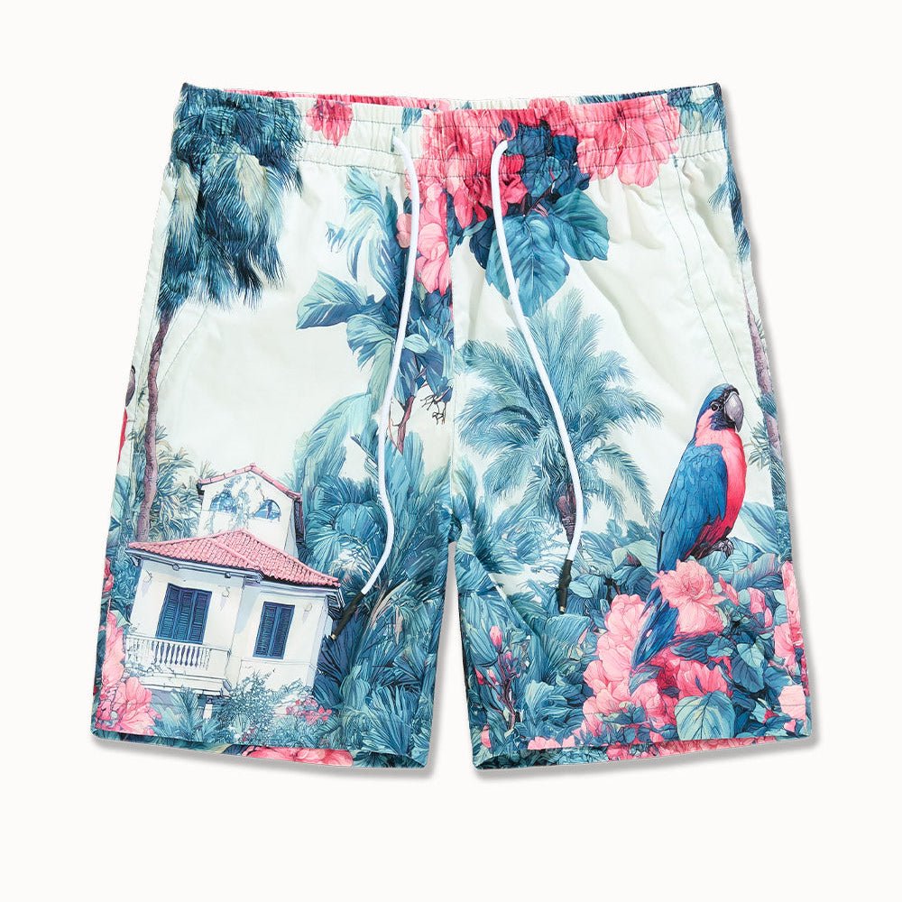 Jordan Craig palm beach floral beach shorts - SHORTS - Cityswagusa.com