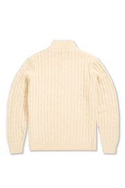 Jordan craig cable knit quarter zip sweater by JORDAN CRAIG