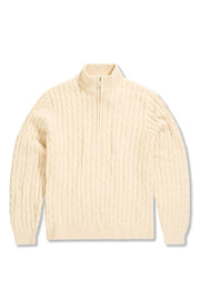 Jordan craig cable knit quarter zip sweater by JORDAN CRAIG