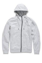 Jordan craig basic zip up fleece hoodie by JORDAN CRAIG