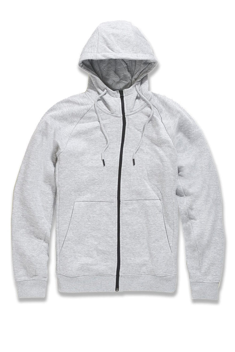 Jordan craig basic zip up fleece hoodie by JORDAN CRAIG
