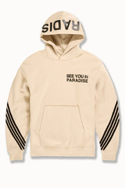 See you in paradise pullover track hoodie by JORDAN CRAIG