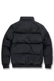 Jordan craig cross body bomber with black fur jacket - JACKET - Cityswagusa.com