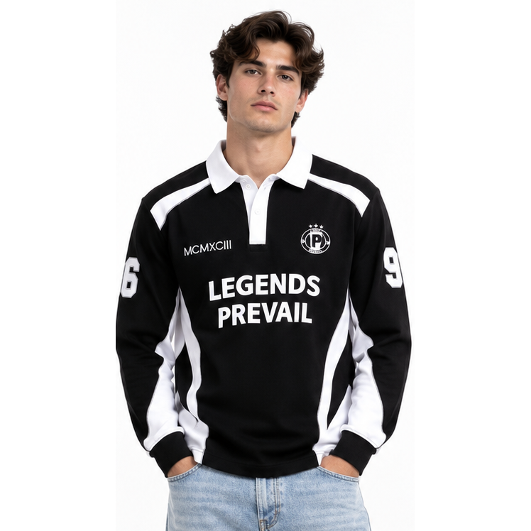 Legends prevail heavy rugby polo by LEGENDS PREVAIL