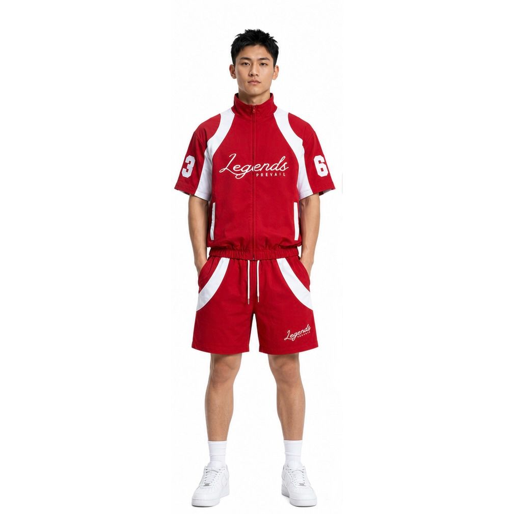 Legends prevail crinkle short set by LEGENDS PREVAIL