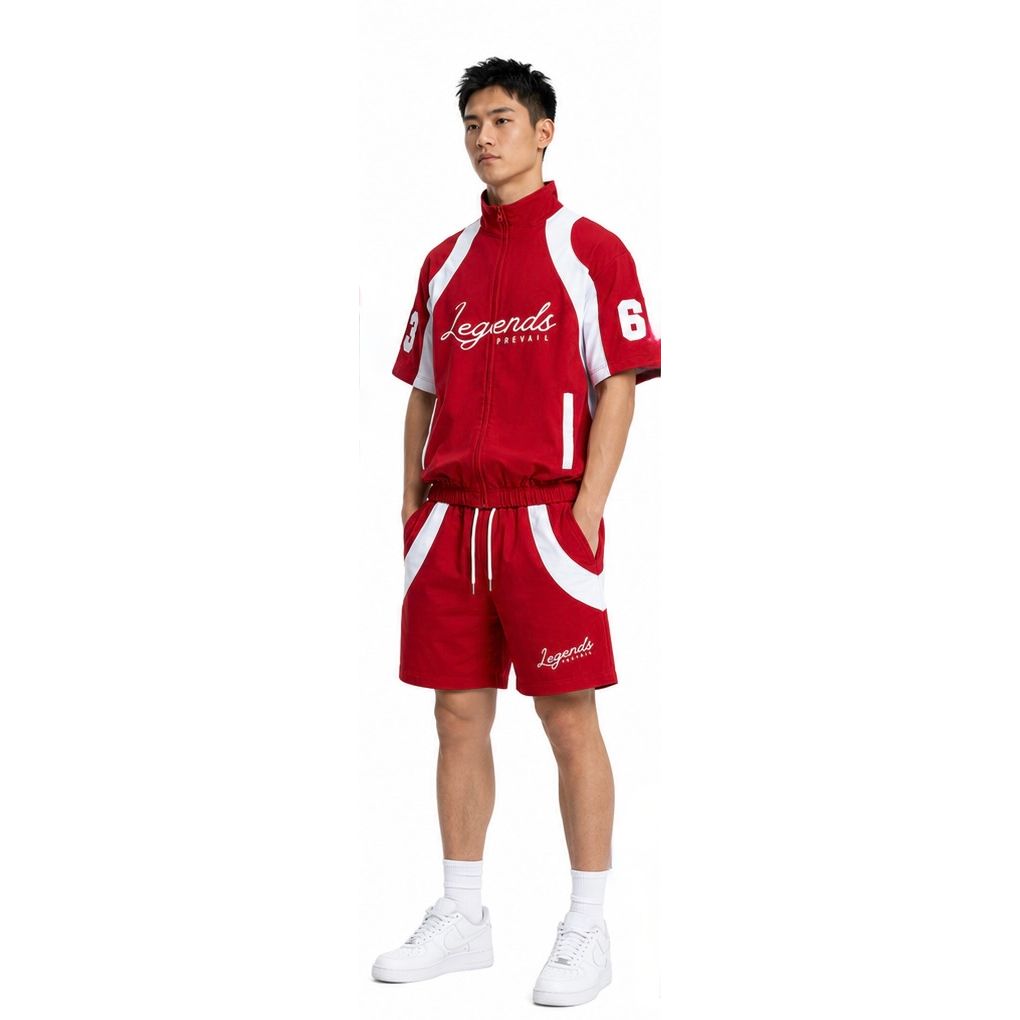 Legends prevail crinkle short set by LEGENDS PREVAIL
