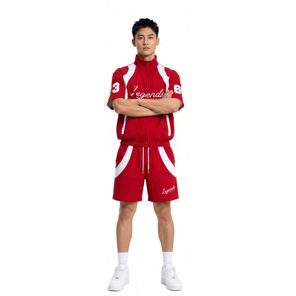 Legends prevail crinkle short set by LEGENDS PREVAIL