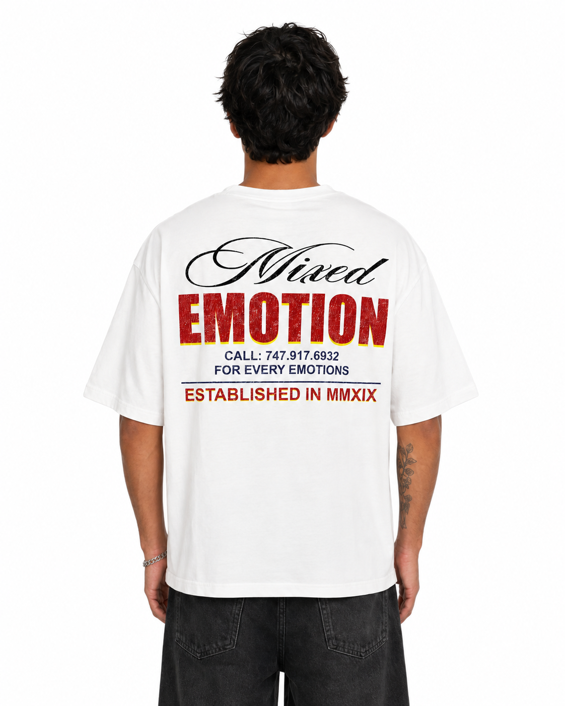 Mixed emotion lottery t-shirt by MIXED EMOTION