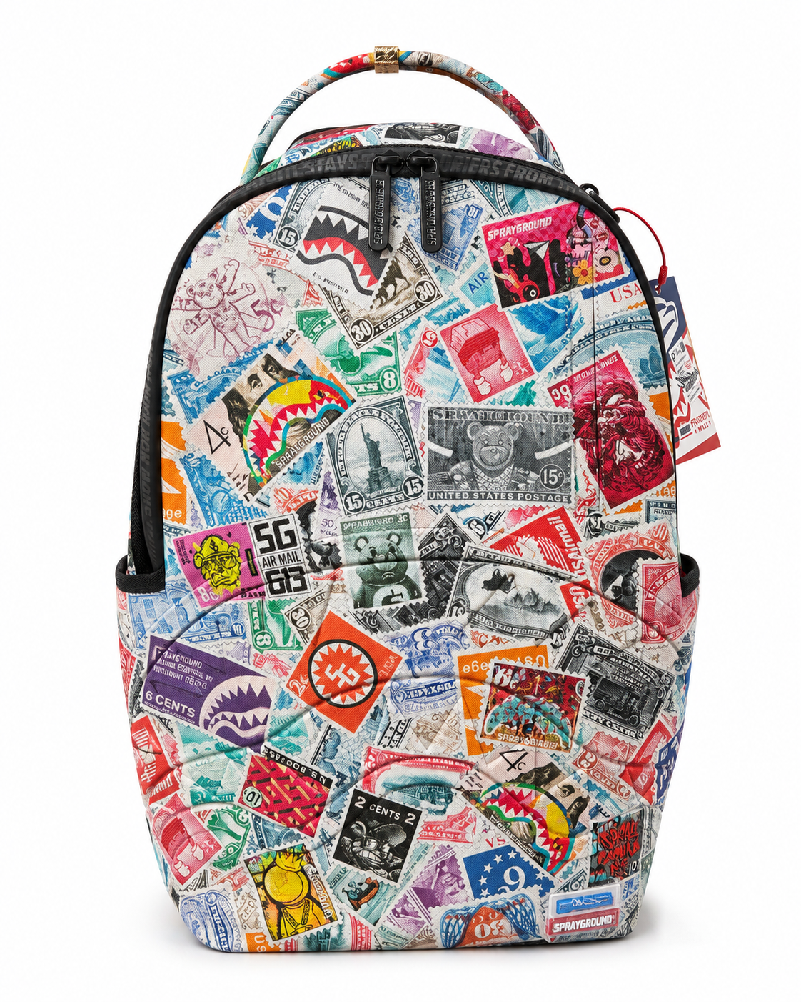 Sprayground usps stamp stampede dlxsv backpack by SPRAYGROUND