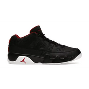 Air Jordan 9 Retro Low Blk/Red/Wht Basketball Shoe - 9 - SHOES