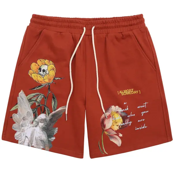 Almost someday sacred terry short - SMALL / BROWN - SHORTS