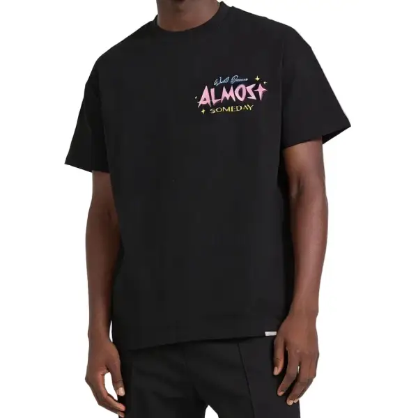 Almost someday stardust t-shirt - SMALL / BLACK - T-SHIRT