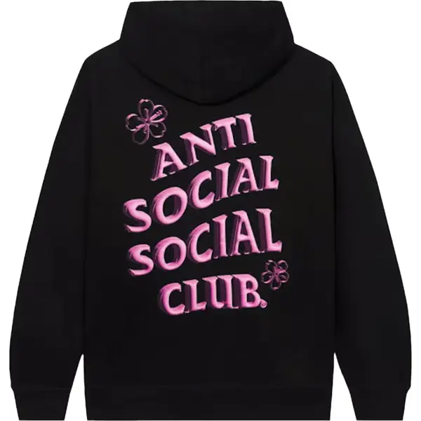 Anti social social club coral crush zip up hoodie - HOODIE