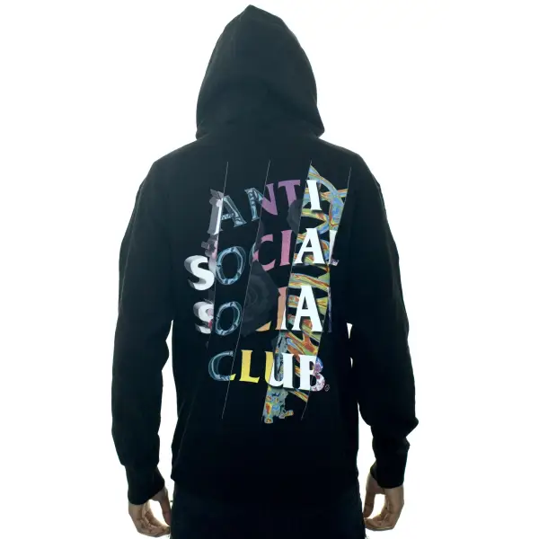 Anti social social club dissociative hoodie - HOODIE