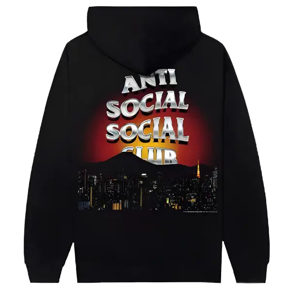 Anti social rising sun hoodie - HOODIE