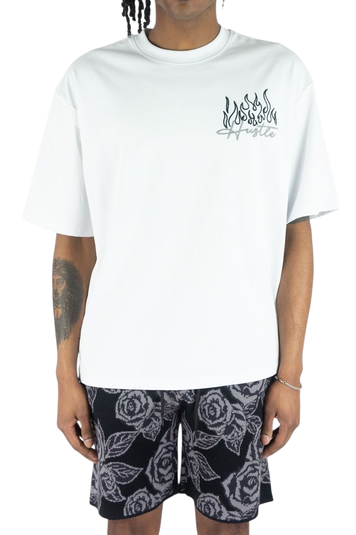 Rebel Minds hustle puff print t-shirt by REBEL MINDS