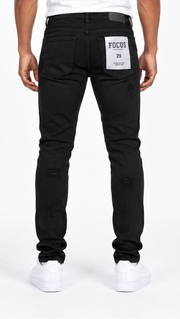 Focus r&r distressed skinny denim by FOCUS