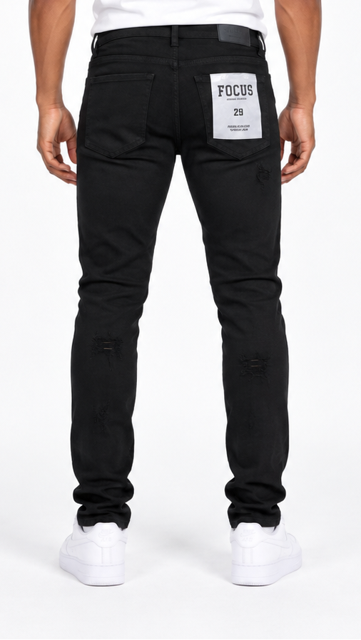 Focus r&r distressed skinny denim by FOCUS