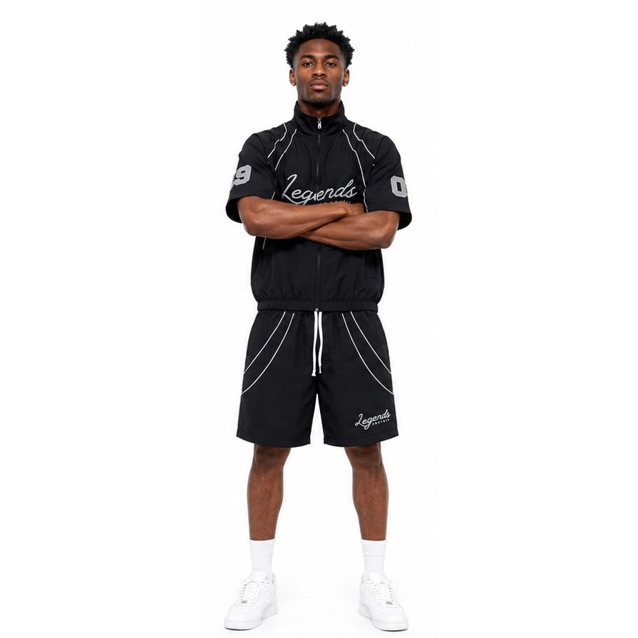 Legends prevail crinkle short set by LEGENDS PREVAIL