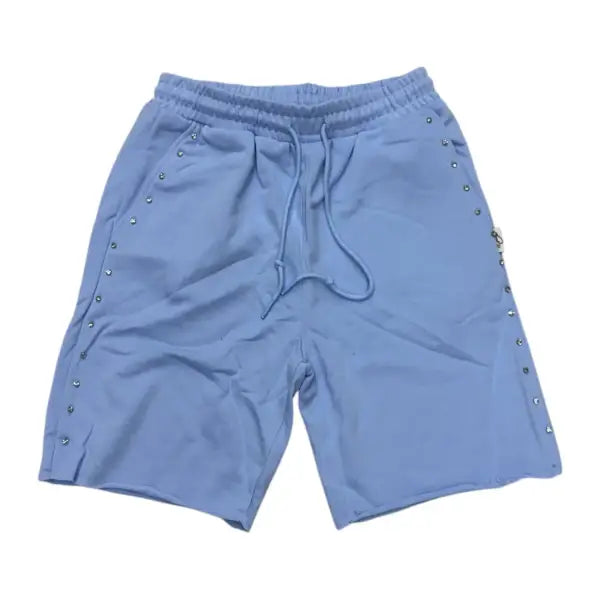 Black keys frenchy terry rhinestone short - SHORTS