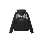 Black label X Rawyalty couture hoodie - HOODIE