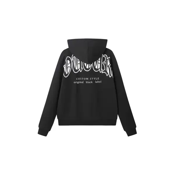 Black label X Rawyalty couture hoodie - HOODIE