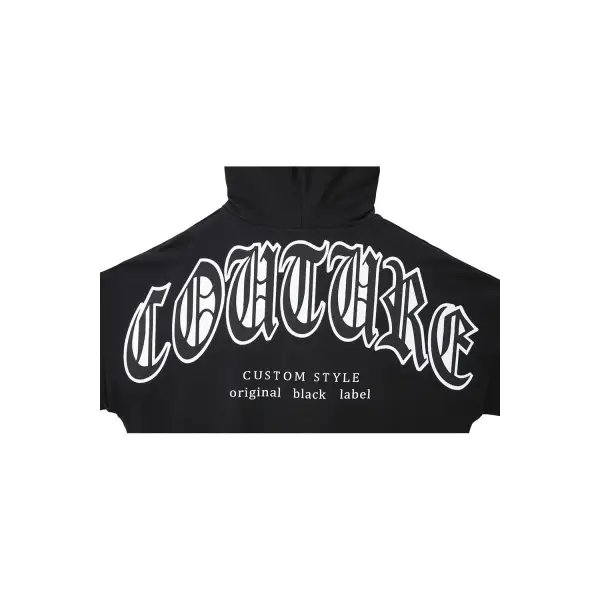 Black label X Rawyalty couture hoodie - HOODIE