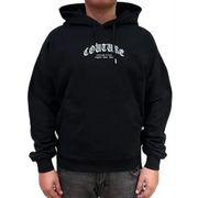 Black label X Rawyalty couture hoodie - SMALL / BLACK - HOODIE