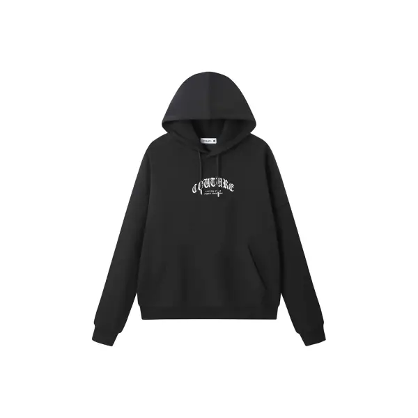 Black label X Rawyalty couture hoodie - SMALL / BLACK - HOODIE