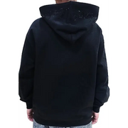 Black label X Rawyalty tiger bling hoodie - HOODIE