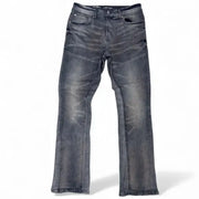 Black light vlentino stack fit denim - 30W/34L / DK.GREY - DENIM