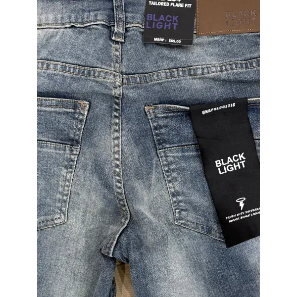 Black light vlentino stack fit denim - DENIM