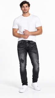 Focus r&r distressed skinny denim by FOCUS