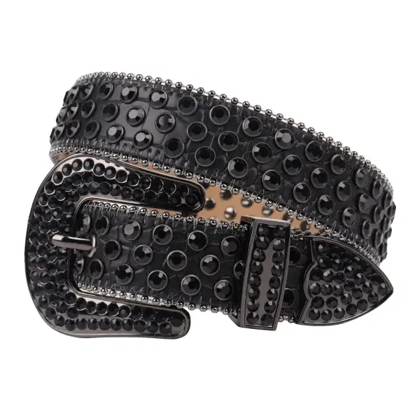 Carter royce crystal belt - SMALL / BLACK - BELTS