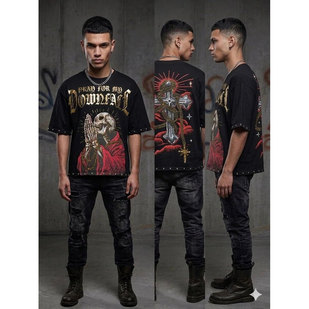 Rare common pray for all downfall t-shirt by TODAYS TREND