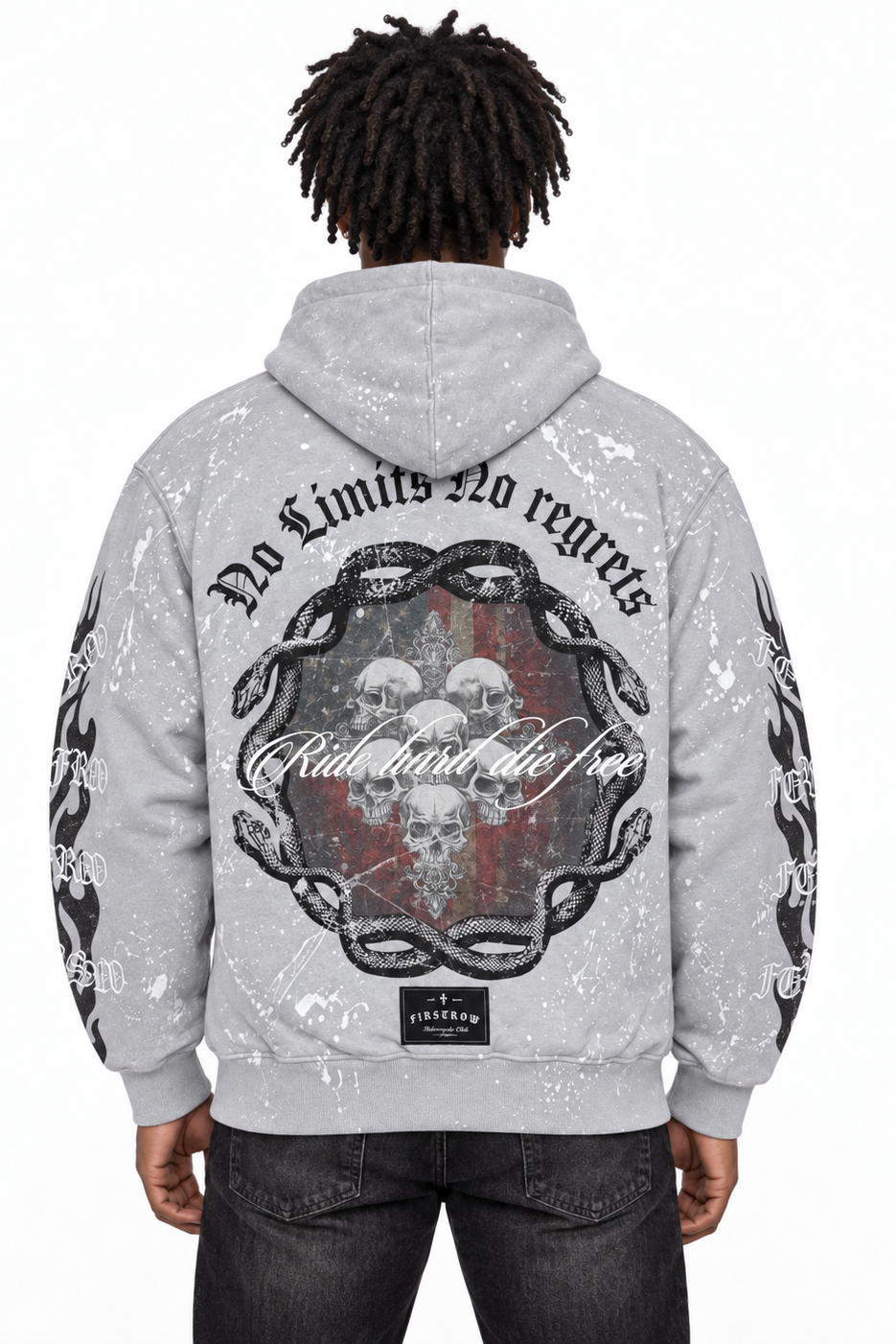 First row no limits no regrets hoodie by FIRST ROW