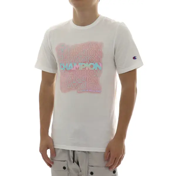 Champion Multi Logo T-Shirt - ECtrendsetters