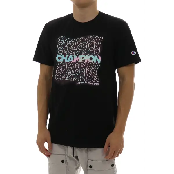 Champion Multi Logo T-Shirt - ECtrendsetters