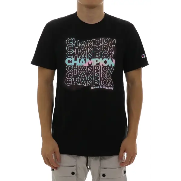 Champion Multi Logo T-Shirt - ECtrendsetters
