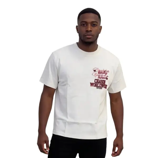 Chasin Worldwide break her body t-shirt - SMALL / CREAM - T-SHIRT