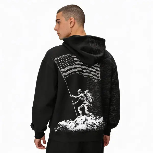 Chasin worldwide camo hoodie - HOODIE