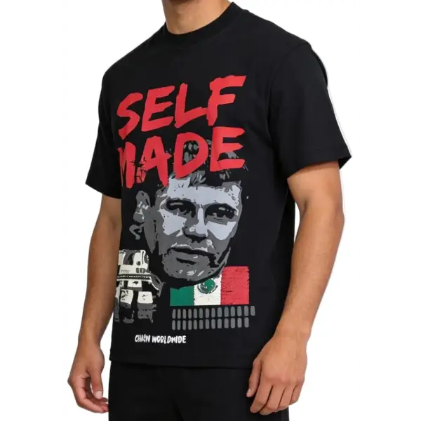 Chasin worldwide chapo t-shirt - SMALL / BLACK - T-SHIRT