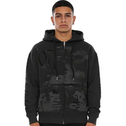 Chasin worldwide d day zip up hoodie - SMALL / BLACK - HOODIE