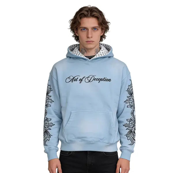 Chasin worldwide heavenly hoodie - SMALL / LT.BLU - HOODIE