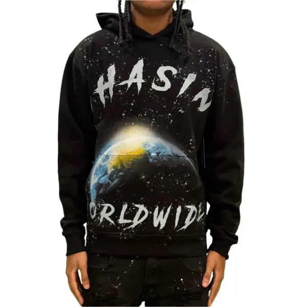 Chasin worldwide man on the moon hoodie - HOODIE