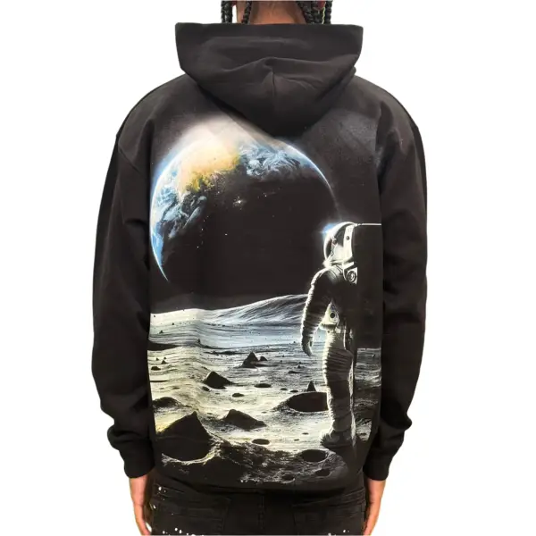 Chasin worldwide man on the moon hoodie - HOODIE