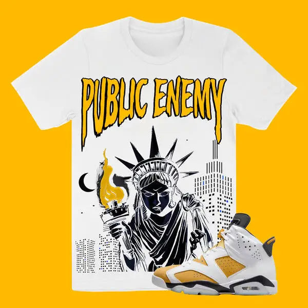 Chasin worldwide public enemy T-Shirt - SMALL / WHITE - T-SHIRT