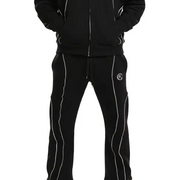 Chasin worldwide reflective sweatpants - SMALL / BLACK - SWEAT PANT